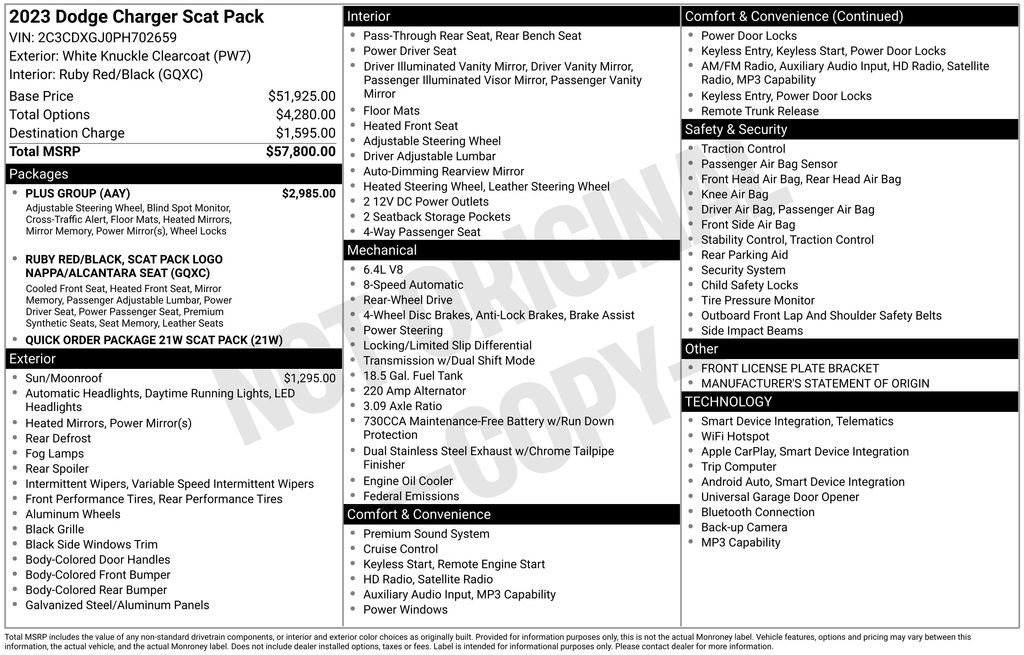 Used 2023 Dodge Charger Scat Pack w/ Plus Group image 6