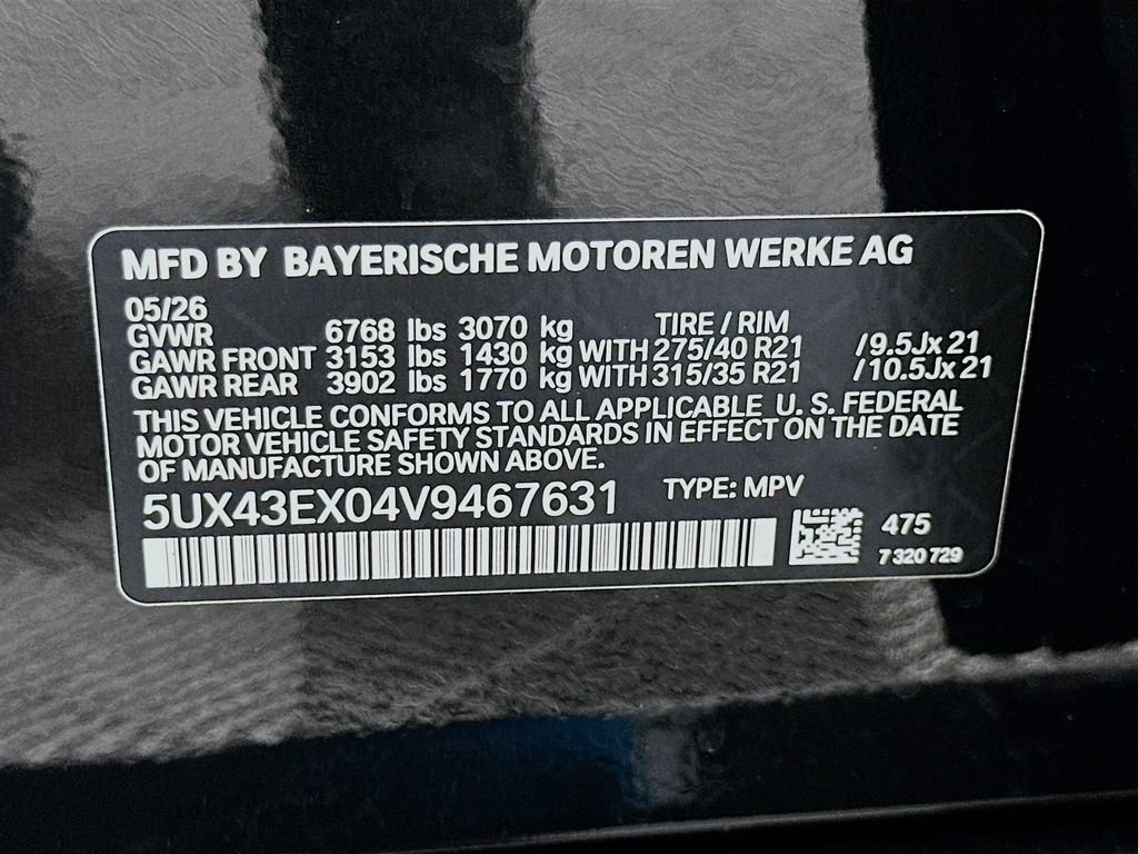 New 2027 BMW X6 M60i AWD/4WD image 24