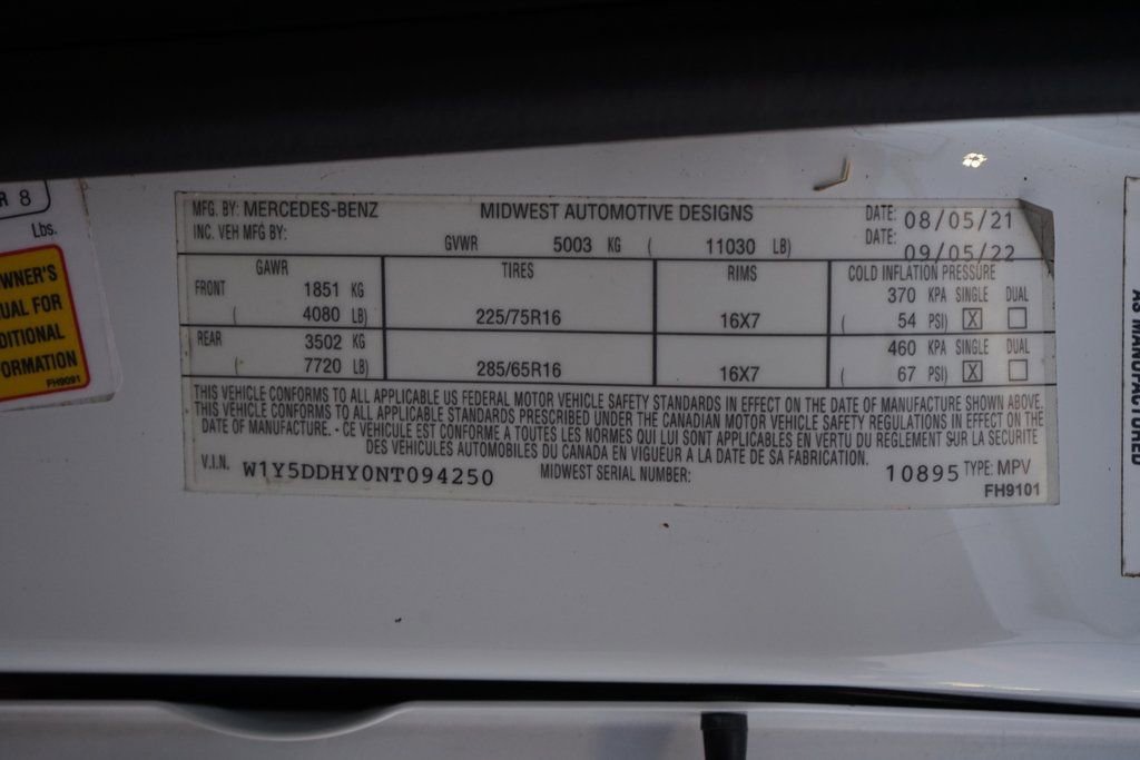 Used 2022 Mercedes-Benz Sprinter 3500 image 46