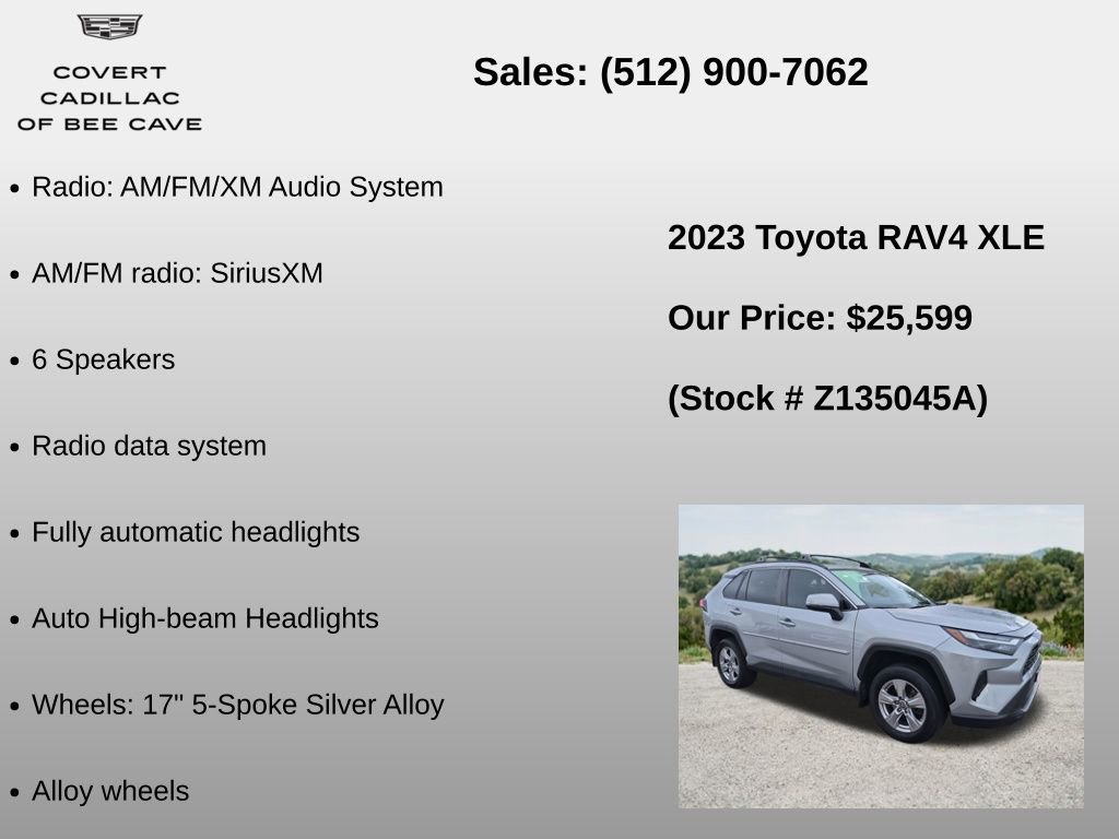 Used 2023 Toyota RAV4 XLE w/ Convenience Package FWD image 6