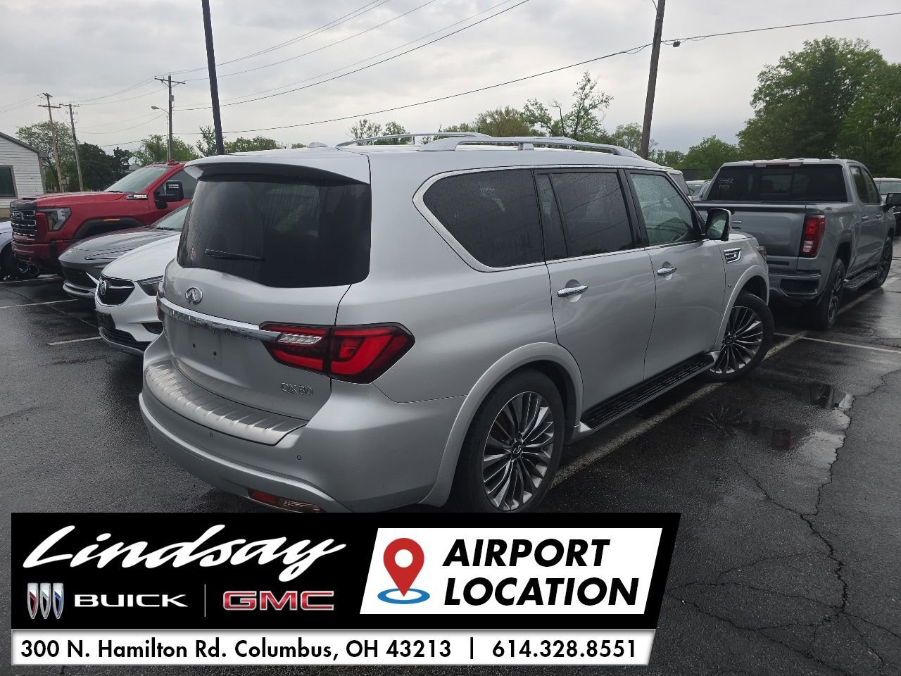 Used 2019 INFINITI QX80 Luxe w/ 22" Wheel Package AWD/4WD image 3