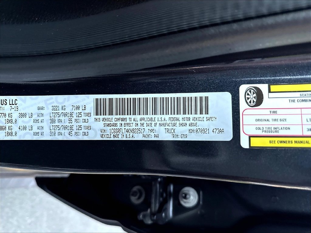 Certified 2019 RAM 1500 Rebel w/ Rebel Level 1 Equipment Group AWD/4WD image 22