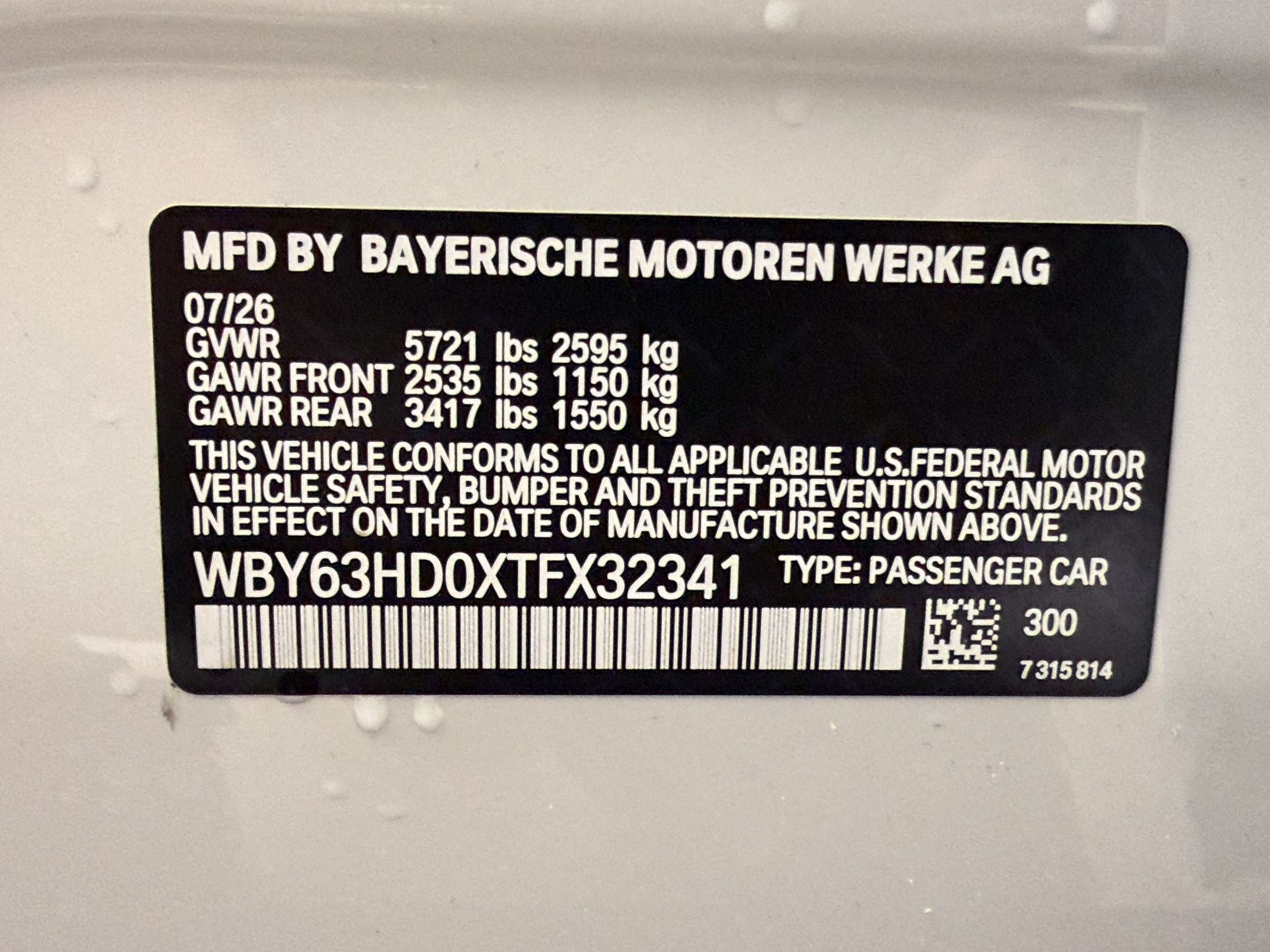New 2026 BMW i4 eDrive40 w/ Parking Assistance Package RWD image 26