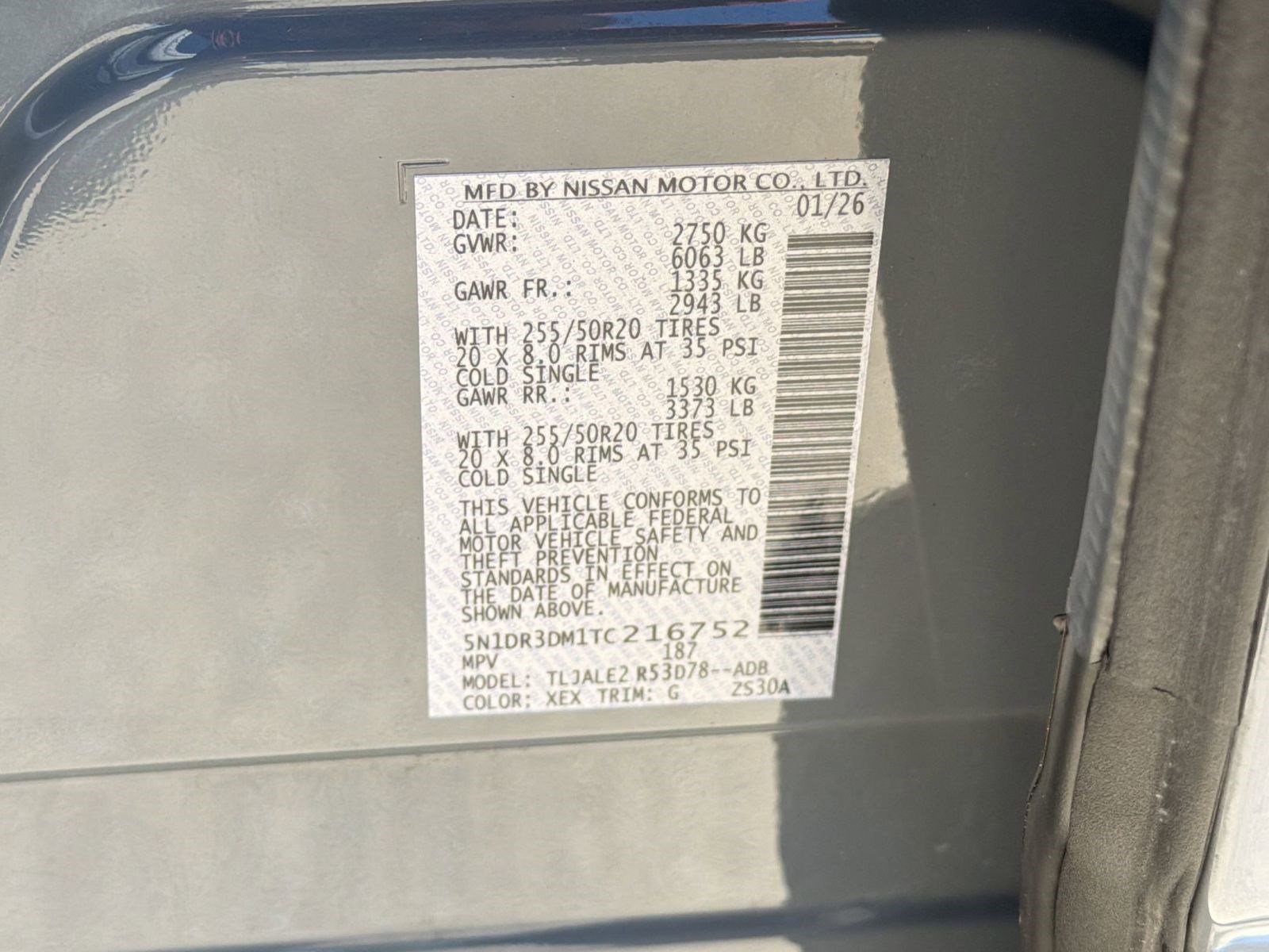 New 2026 Nissan Pathfinder Platinum image 21