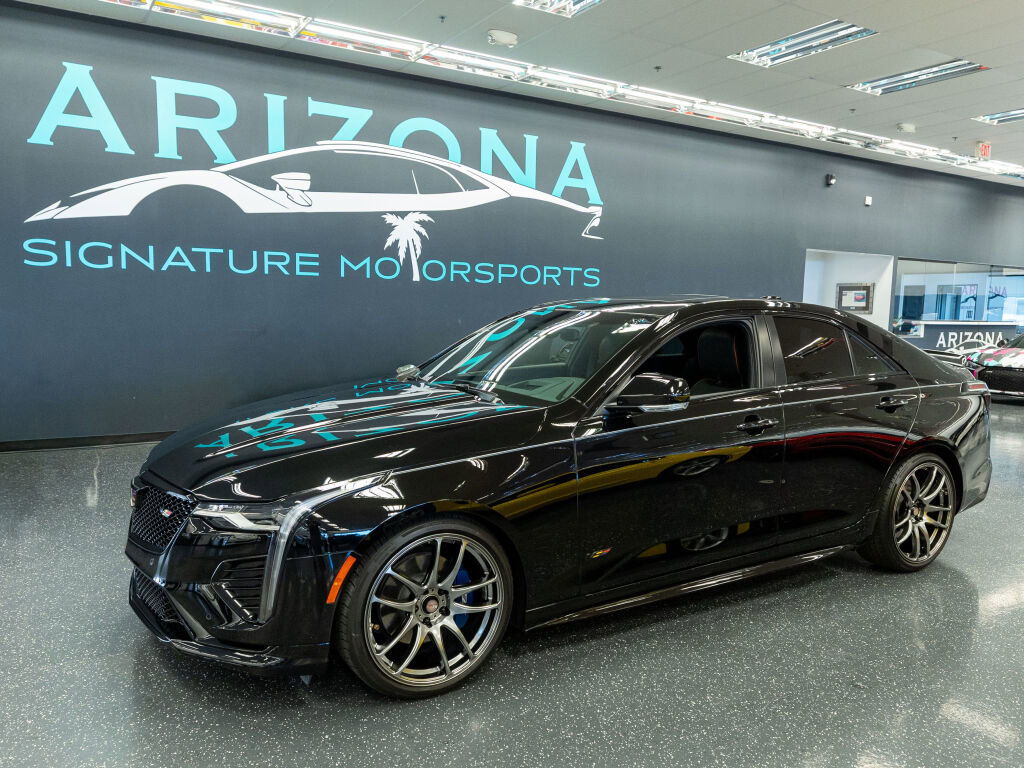 Used 2023 Cadillac CT4 V w/ Navigation Package RWD image 1