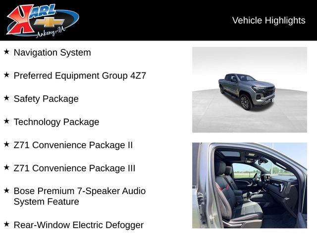 Used 2023 Chevrolet Colorado Z71 w/ Z71 Convenience Package 2 AWD/4WD image 2