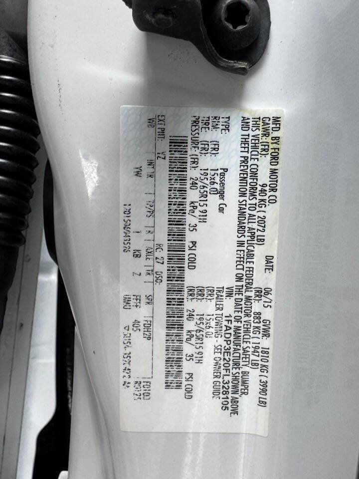 Used 2015 Ford Focus S FWD image 28