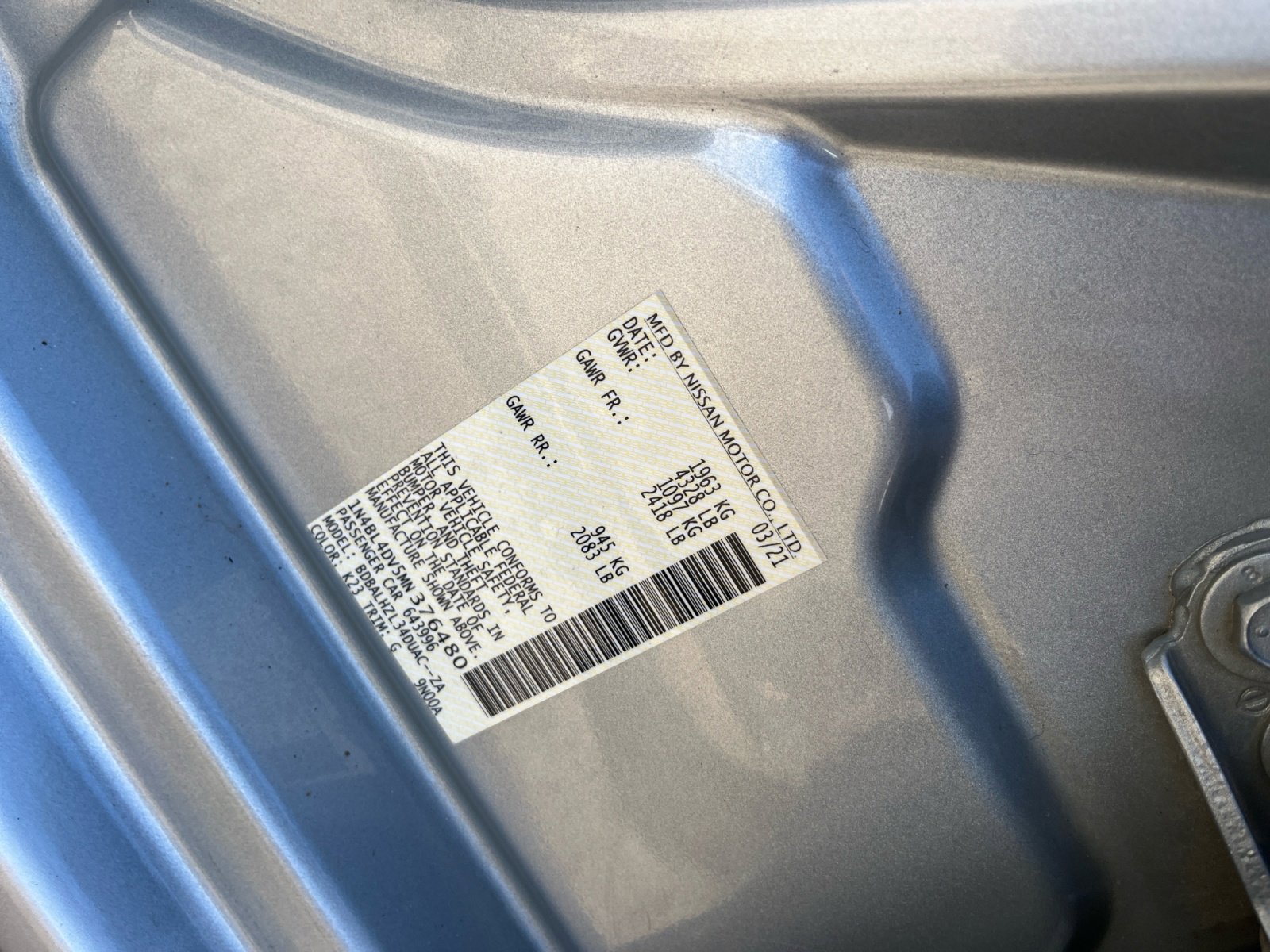 Used 2021 Nissan Altima 2.5 SV w/ SV Premium Package image 25