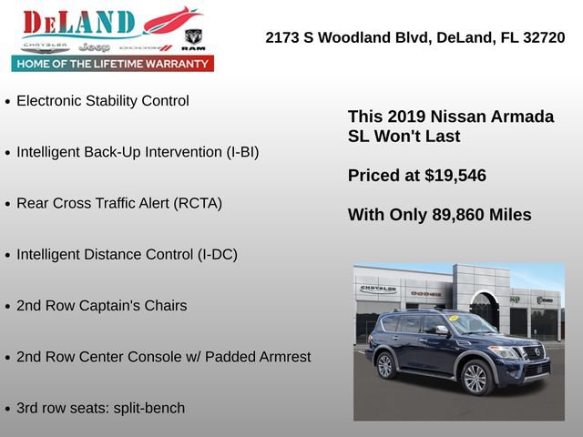 Used 2019 Nissan Armada SL w/ Premium Package RWD image 18