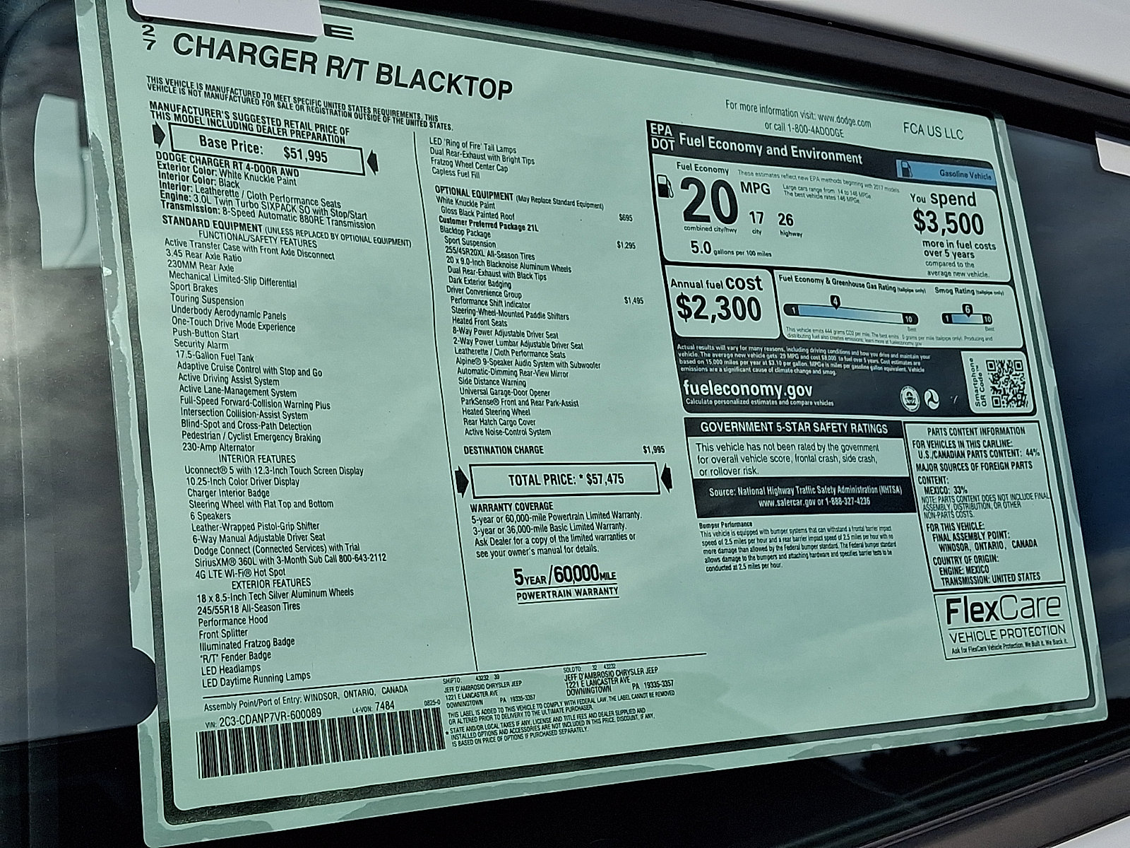 New 2027 Dodge Charger R/T AWD/4WD image 5