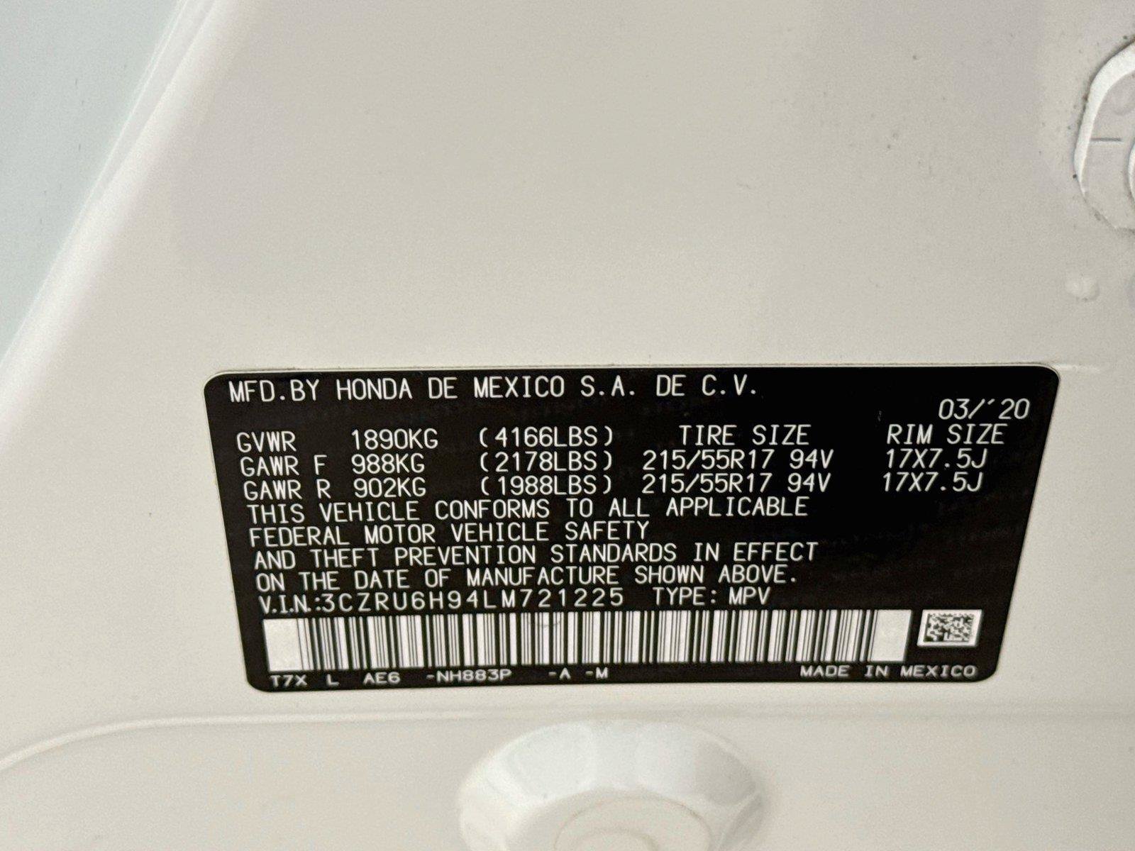 Used 2020 Honda HR-V Touring image 24