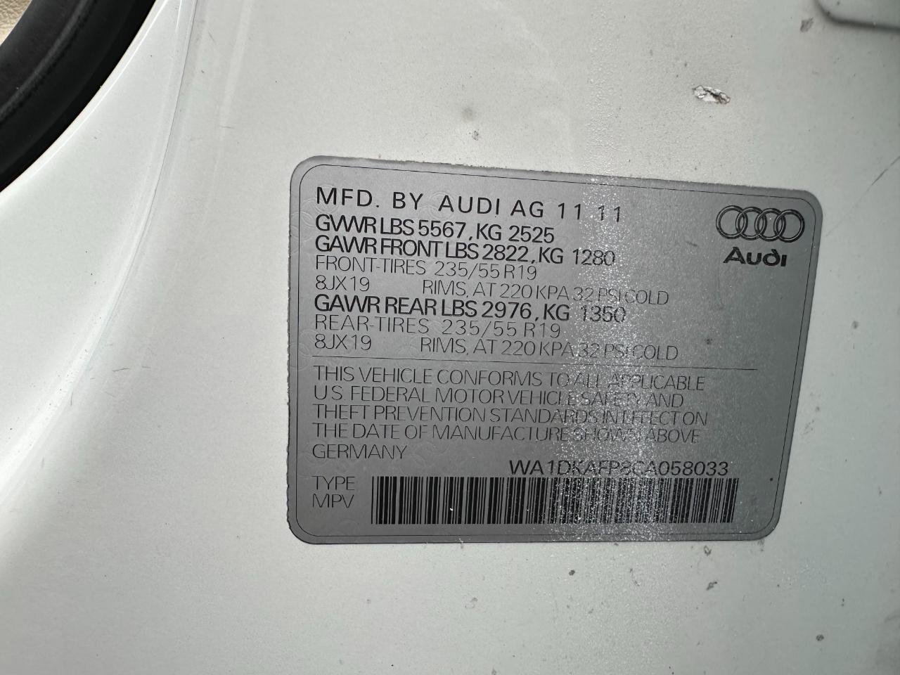 Used 2012 Audi Q5 3.2 Premium Plus AWD/4WD image 26