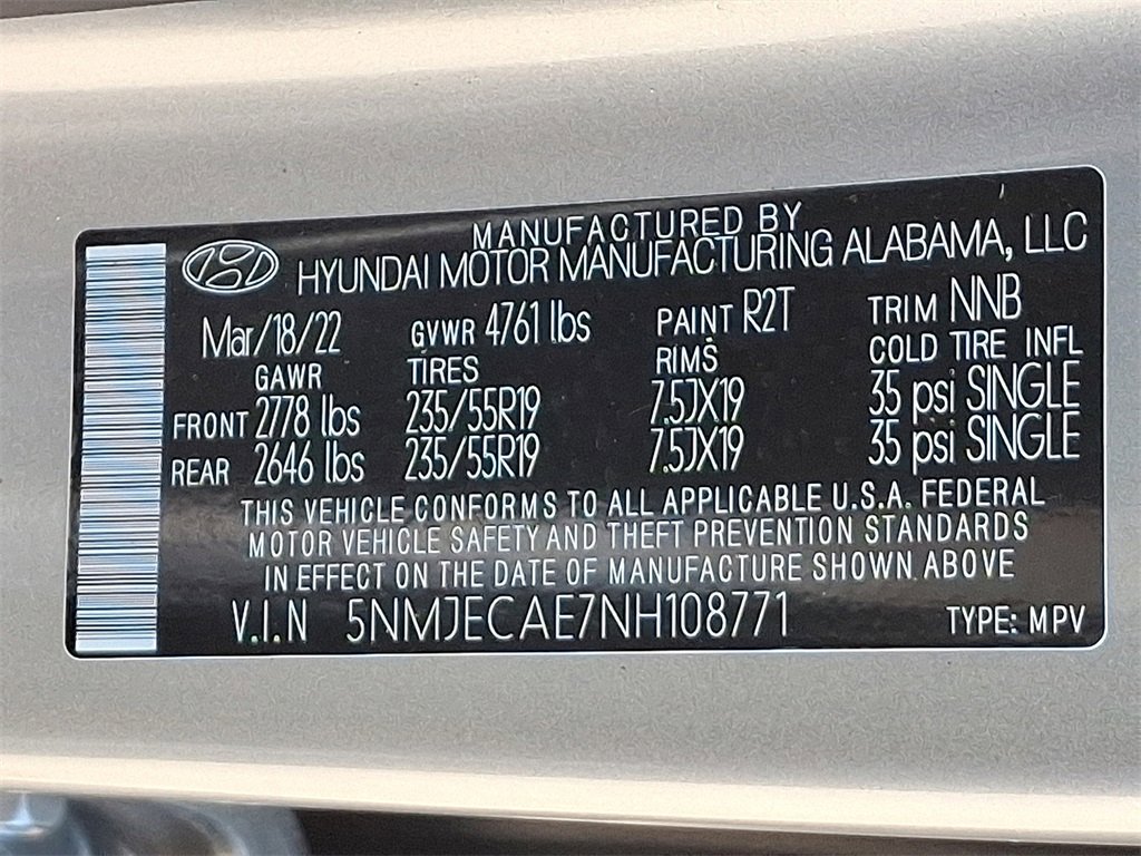 Used 2022 Hyundai Tucson Limited image 27