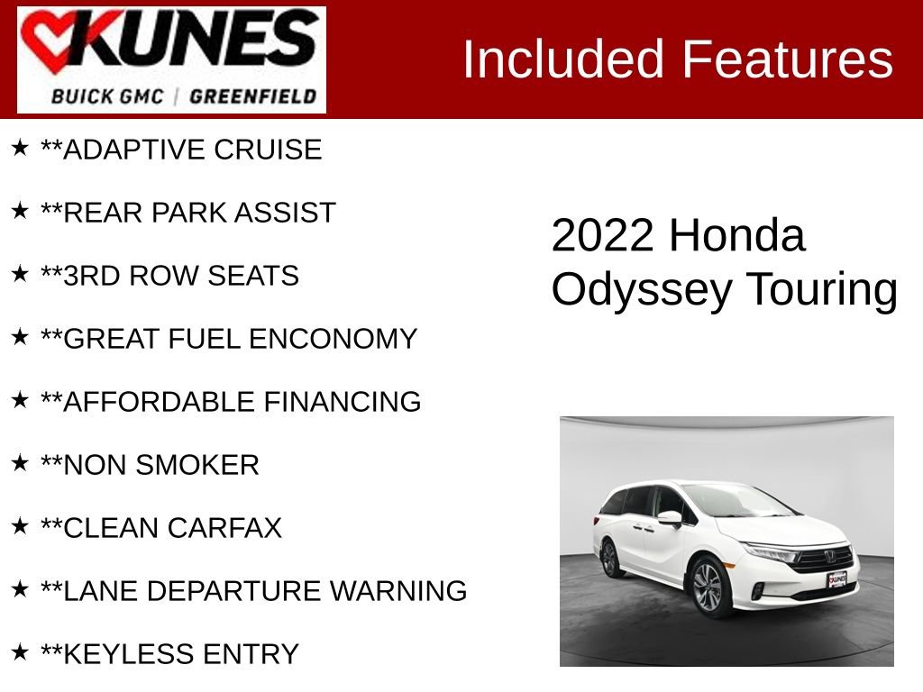 Used 2022 Honda Odyssey Touring image 3