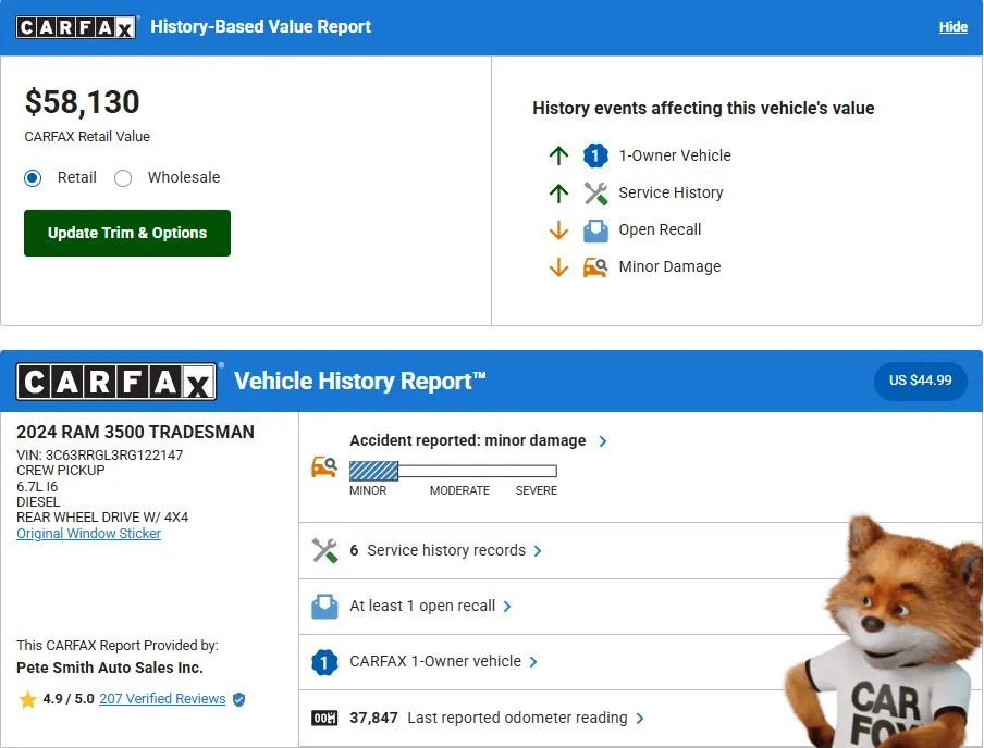 Used 2024 RAM 3500 Tradesman w/ Towing Technology Group image 3