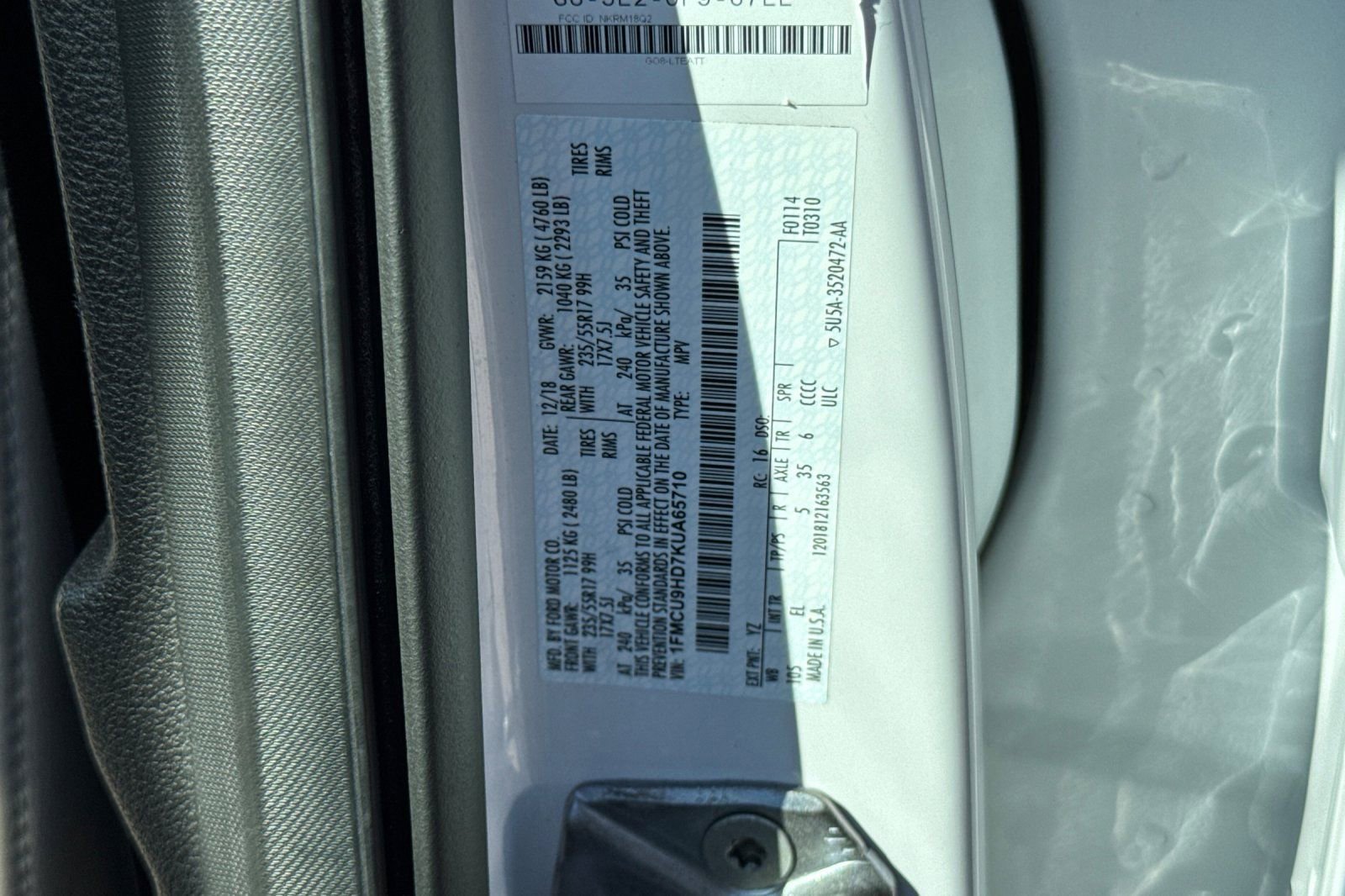 Used 2019 Ford Escape SEL image 27