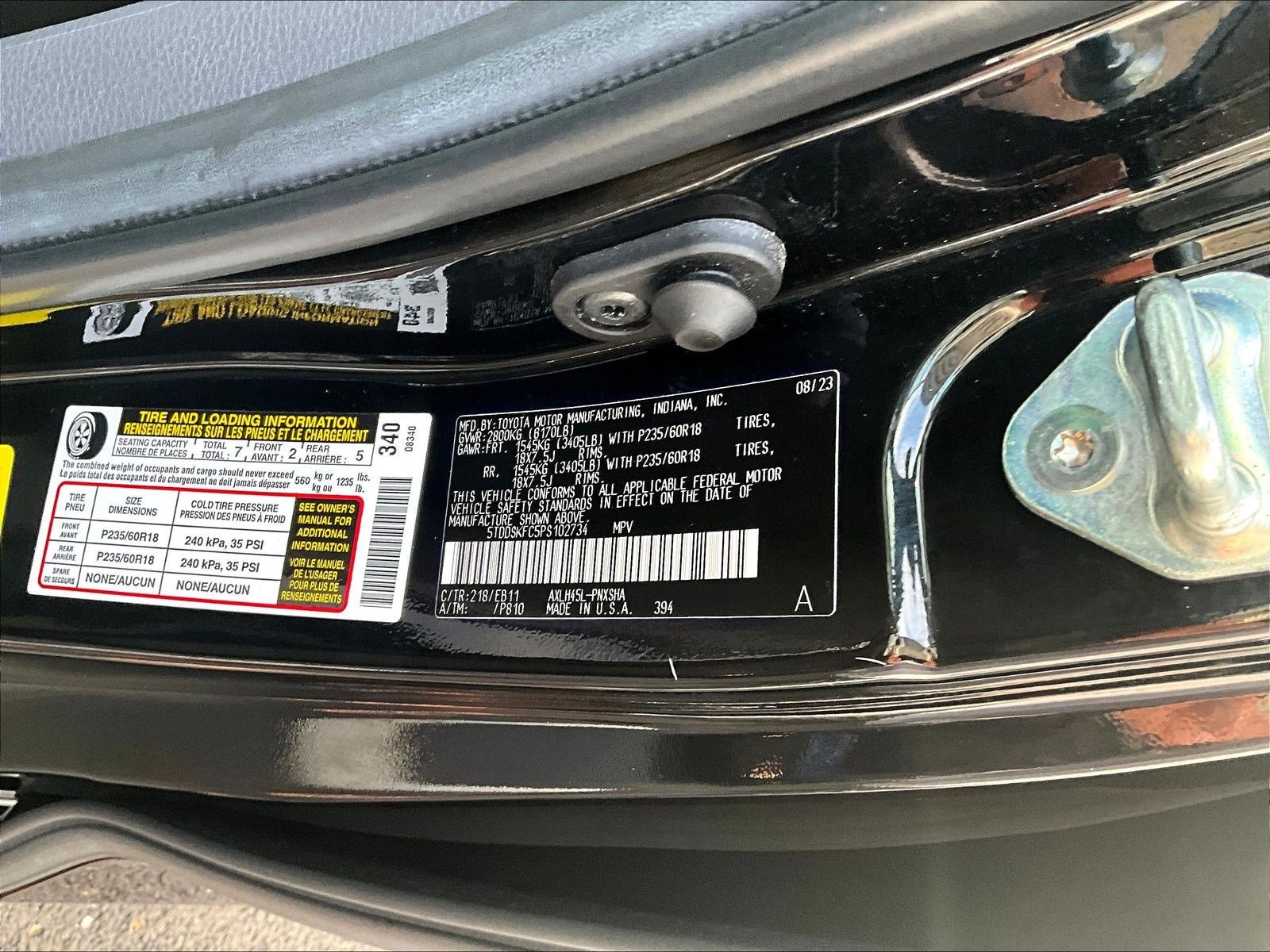 Used 2023 Toyota Sienna XSE w/ XSE Plus Package AWD/4WD image 19