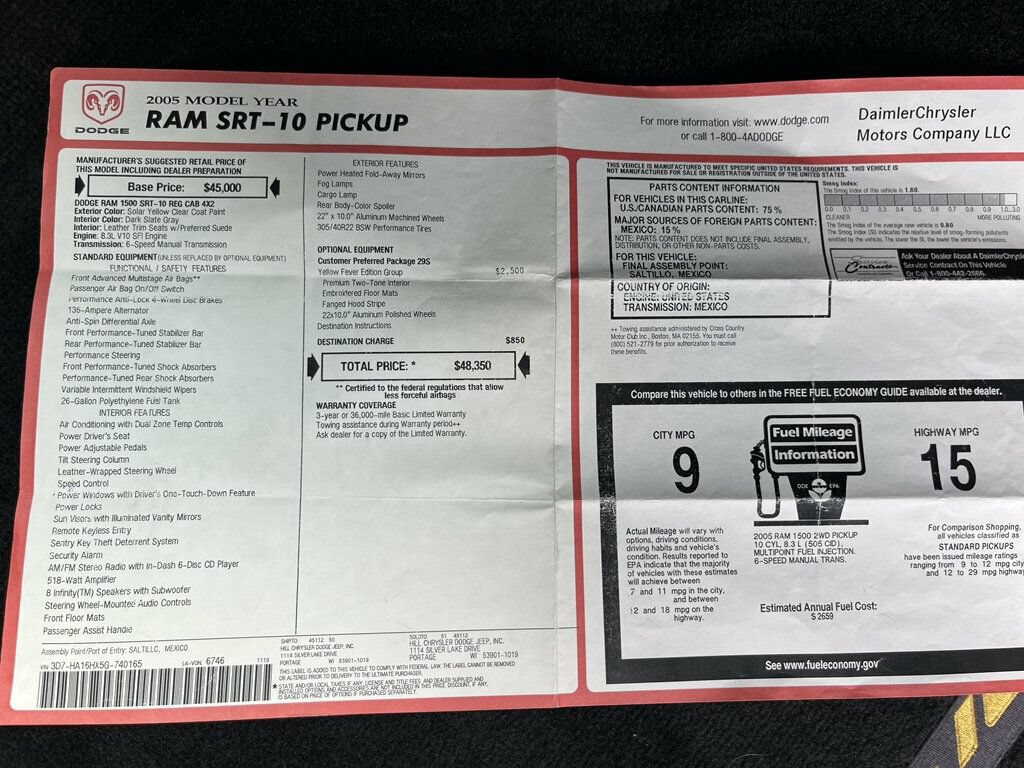 Used 2005 Dodge Ram 1500 Truck 2WD Regular Cab image 18