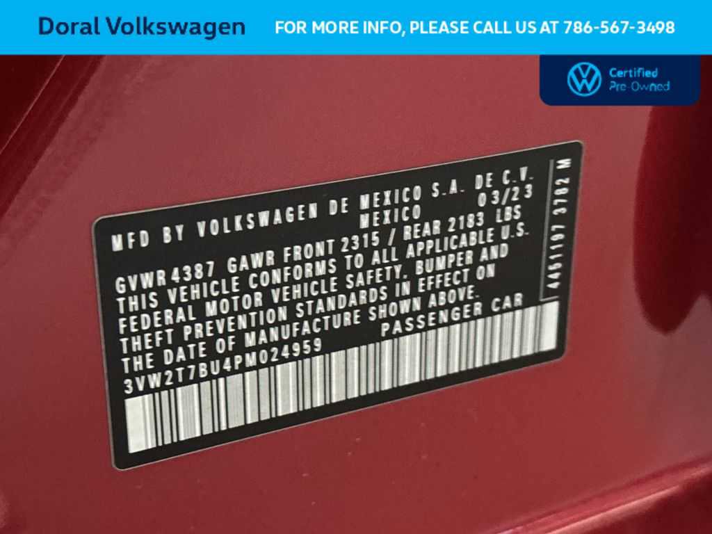 Certified 2023 Volkswagen Jetta GLI Autobahn image 29