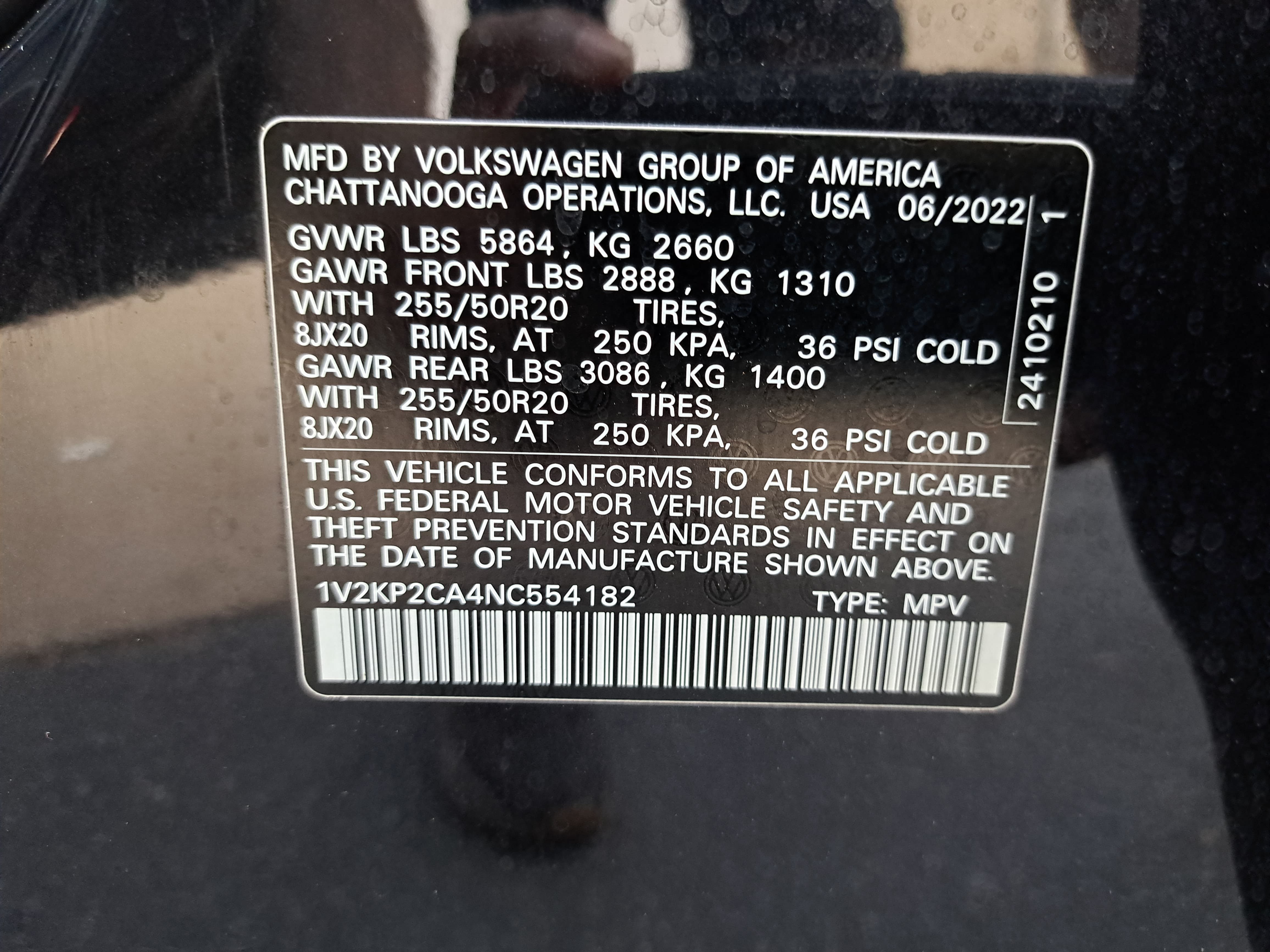 Used 2022 Volkswagen Atlas SE AWD/4WD image 36