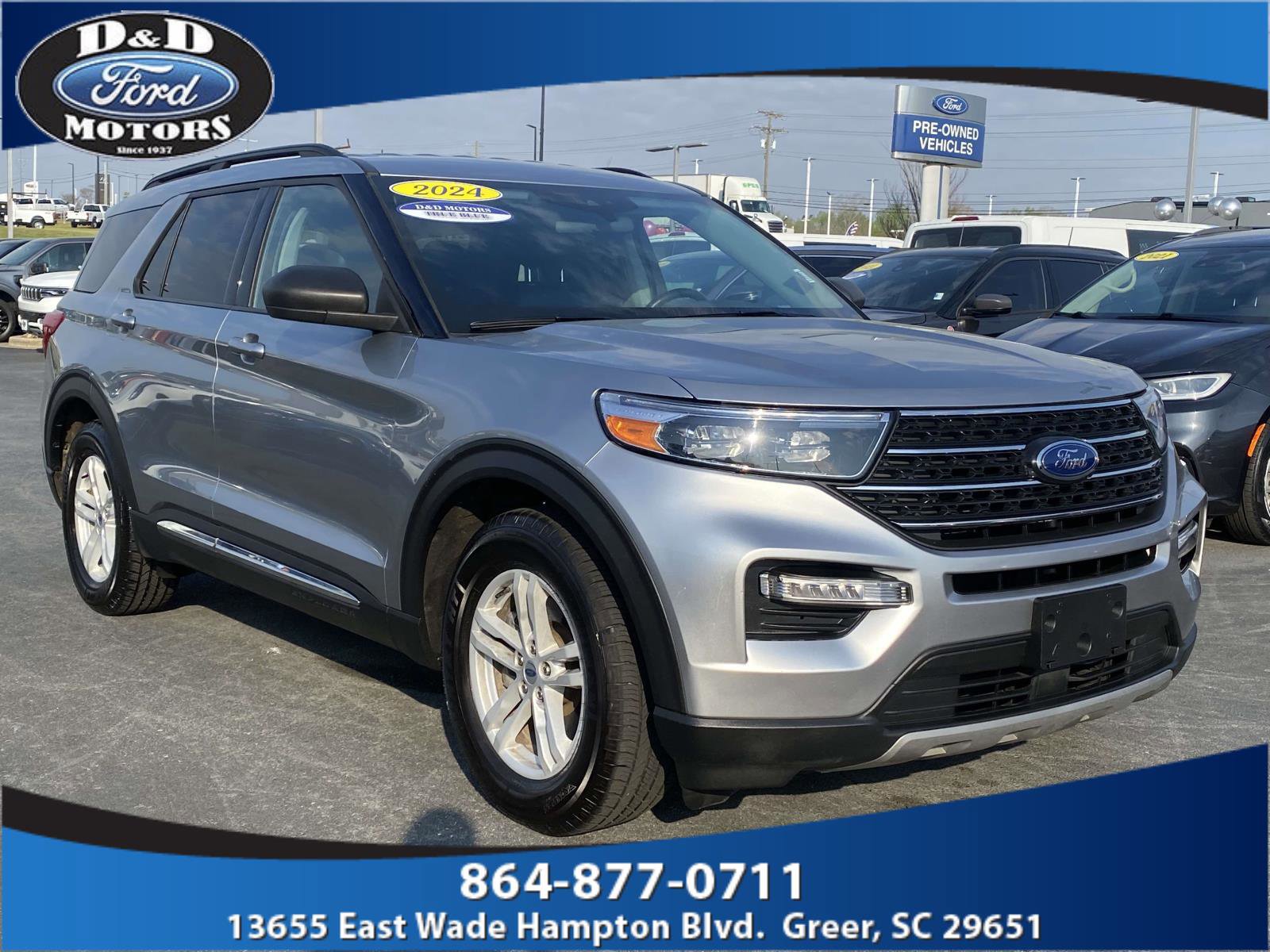 Certified 2024 Ford Explorer XLT w/ Equipment Group 202A
