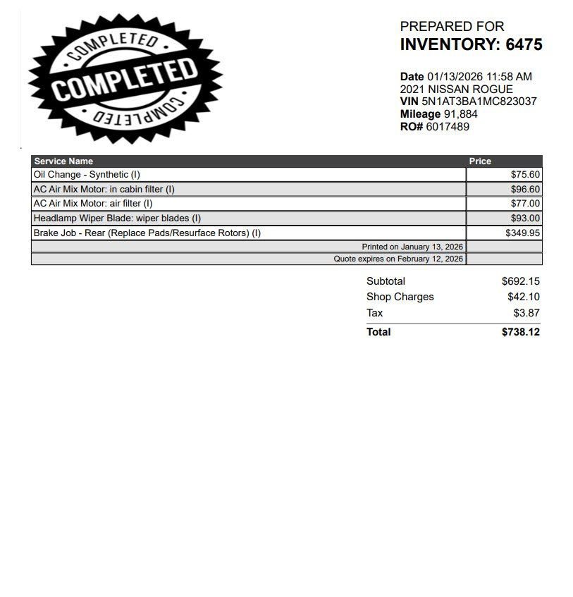 Used 2021 Nissan Rogue SV w/ Premium Package image 6