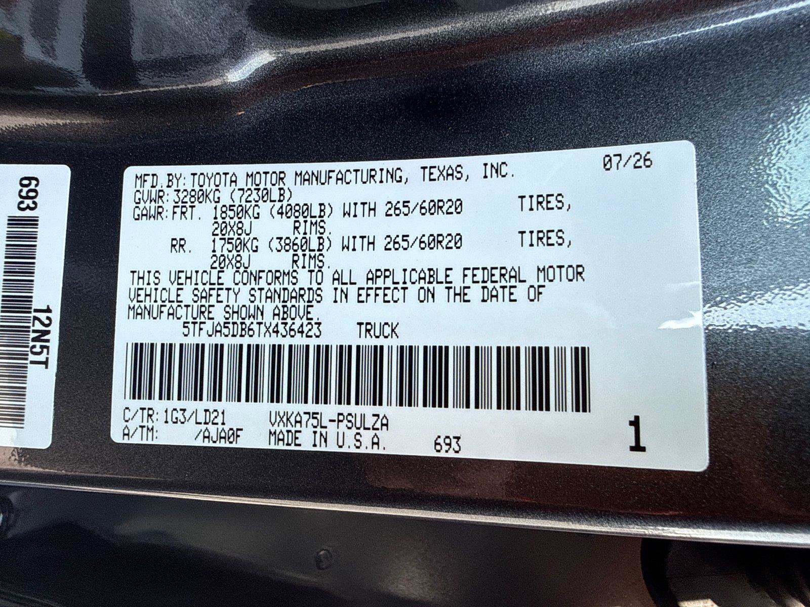Used 2026 Toyota Tundra Limited w/ Power Package AWD/4WD image 32