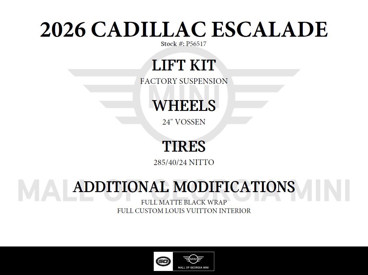 Used 2026 Cadillac Escalade Platinum Sport w/ LPO, ONYX Package AWD/4WD image 54
