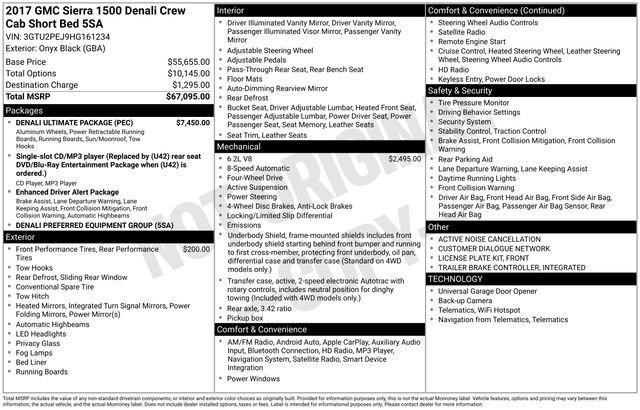 Used 2017 GMC Sierra 1500 Denali w/ Denali Ultimate Package image 15