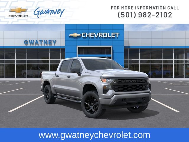 New 2026 Chevrolet Silverado 1500 Custom w/ Turbomax Blackout Package AWD/4WD image 1