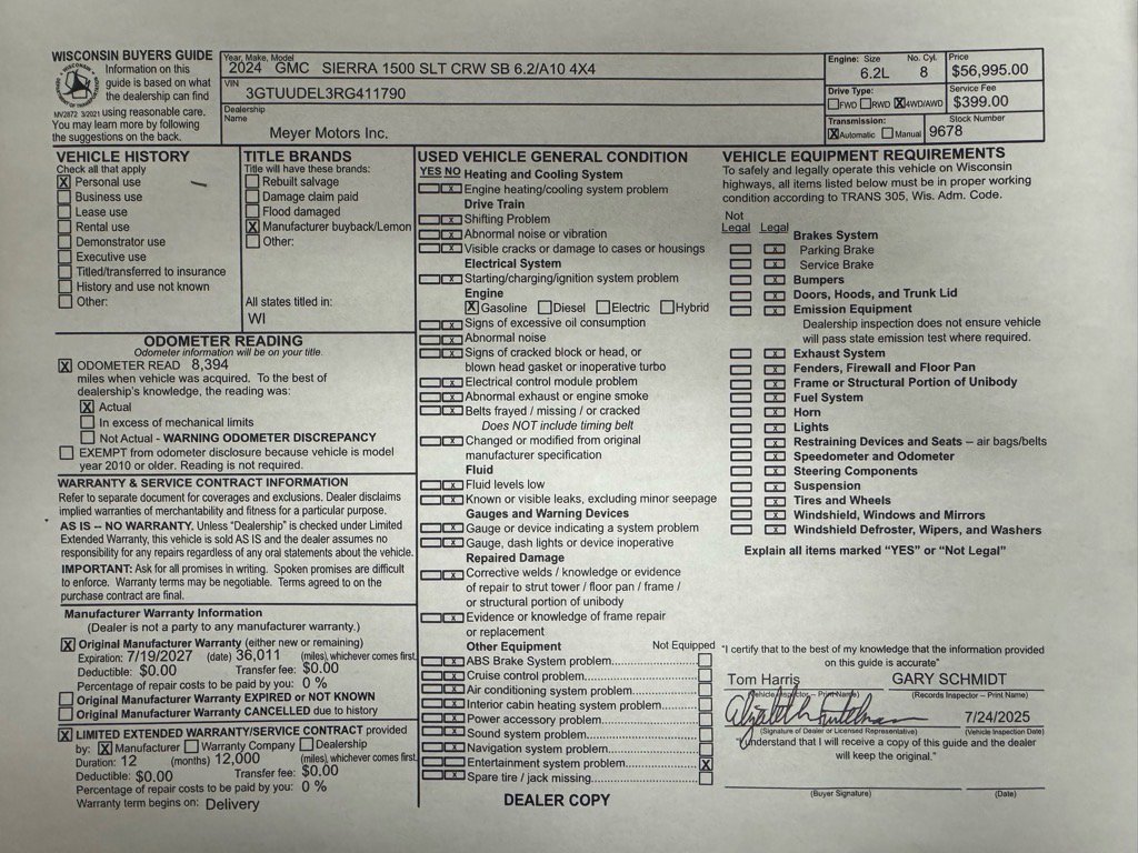 Used 2024 GMC Sierra 1500 SLT w/ SLT Premium Package image 31