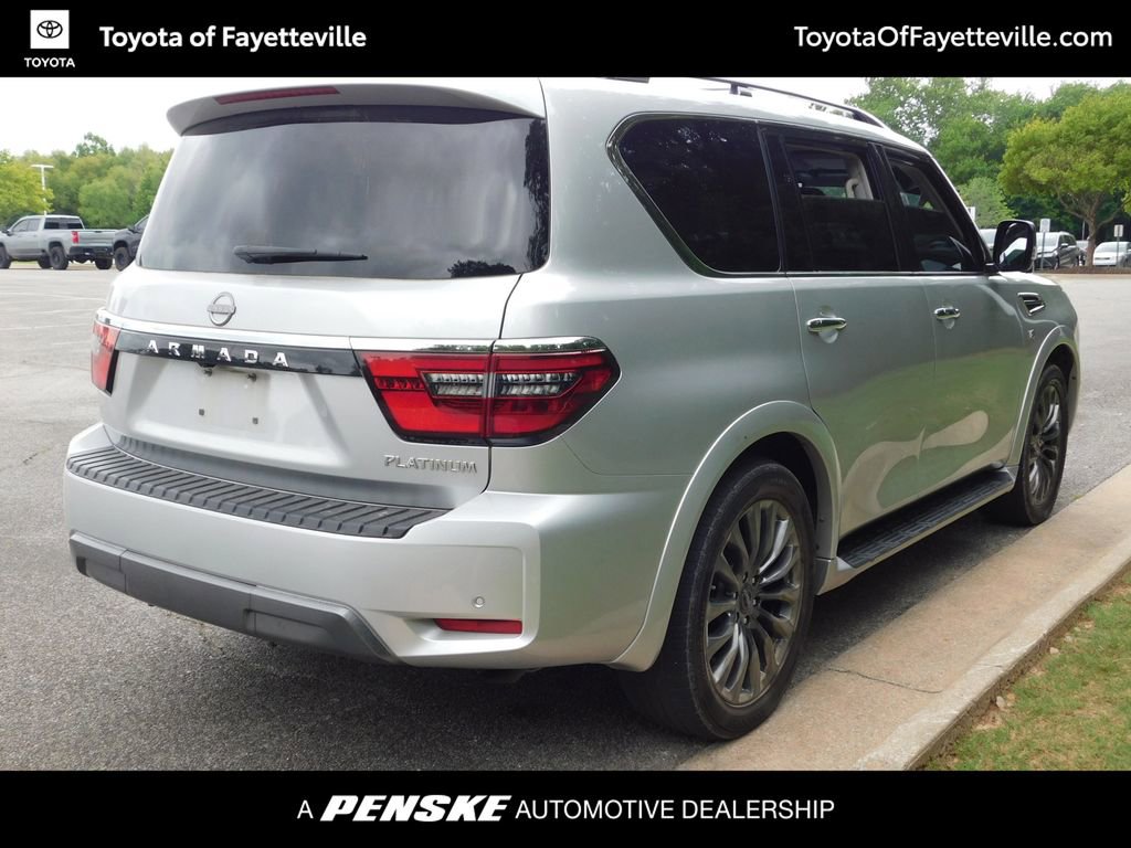 Used 2021 Nissan Armada Platinum w/ Captain's Chairs Package AWD/4WD image 4