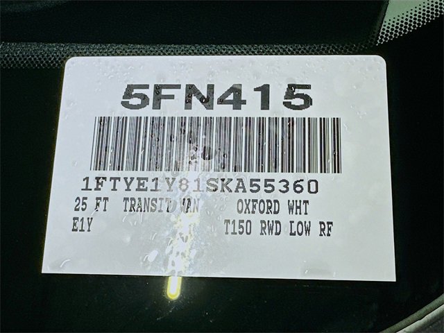 New 2025 Ford Transit 150 Low Roof w/ Load Area Protection Package image 23