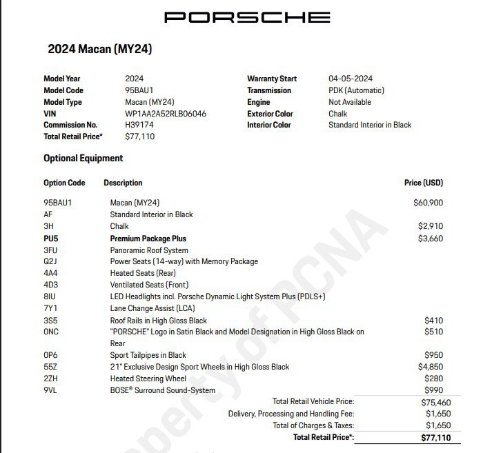 Certified 2024 Porsche Macan AWD/4WD image 9