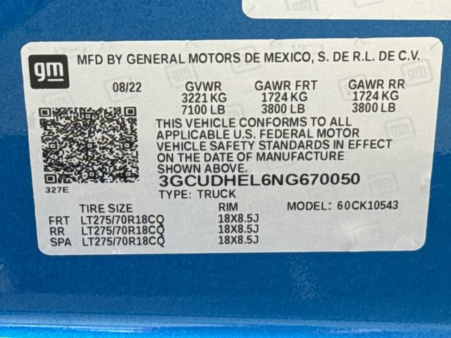 Used 2022 Chevrolet Silverado 1500 ZR2 w/ Technology Package AWD/4WD image 34