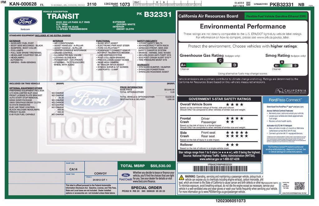 Used 2023 Ford Transit 350 XLT RWD image 9