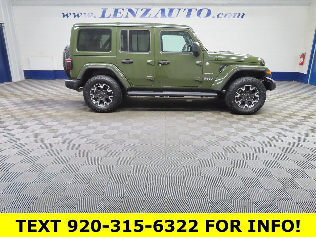 Used 2024 Jeep Wrangler Unlimited Sahara w/ Technology Group image 2