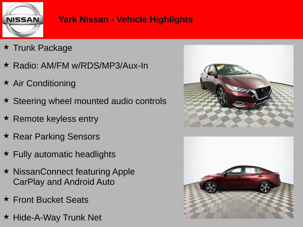 Certified 2023 Nissan Sentra SV w/ Trunk Package FWD image 2