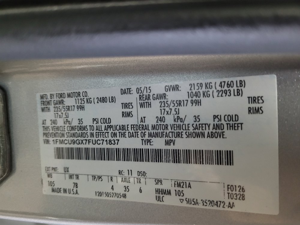 Used 2015 Ford Escape SE AWD/4WD image 33