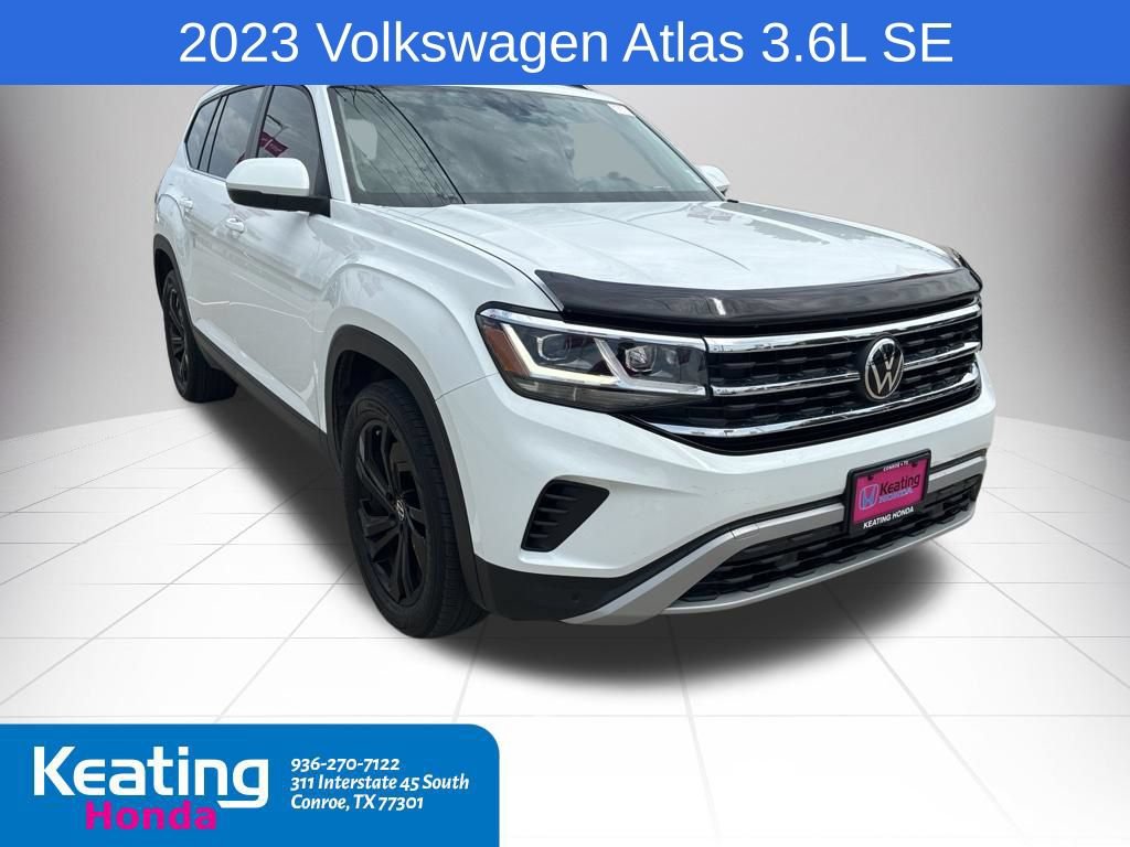 Used 2023 Volkswagen Atlas SE w/ Panoramic Sunroof Package