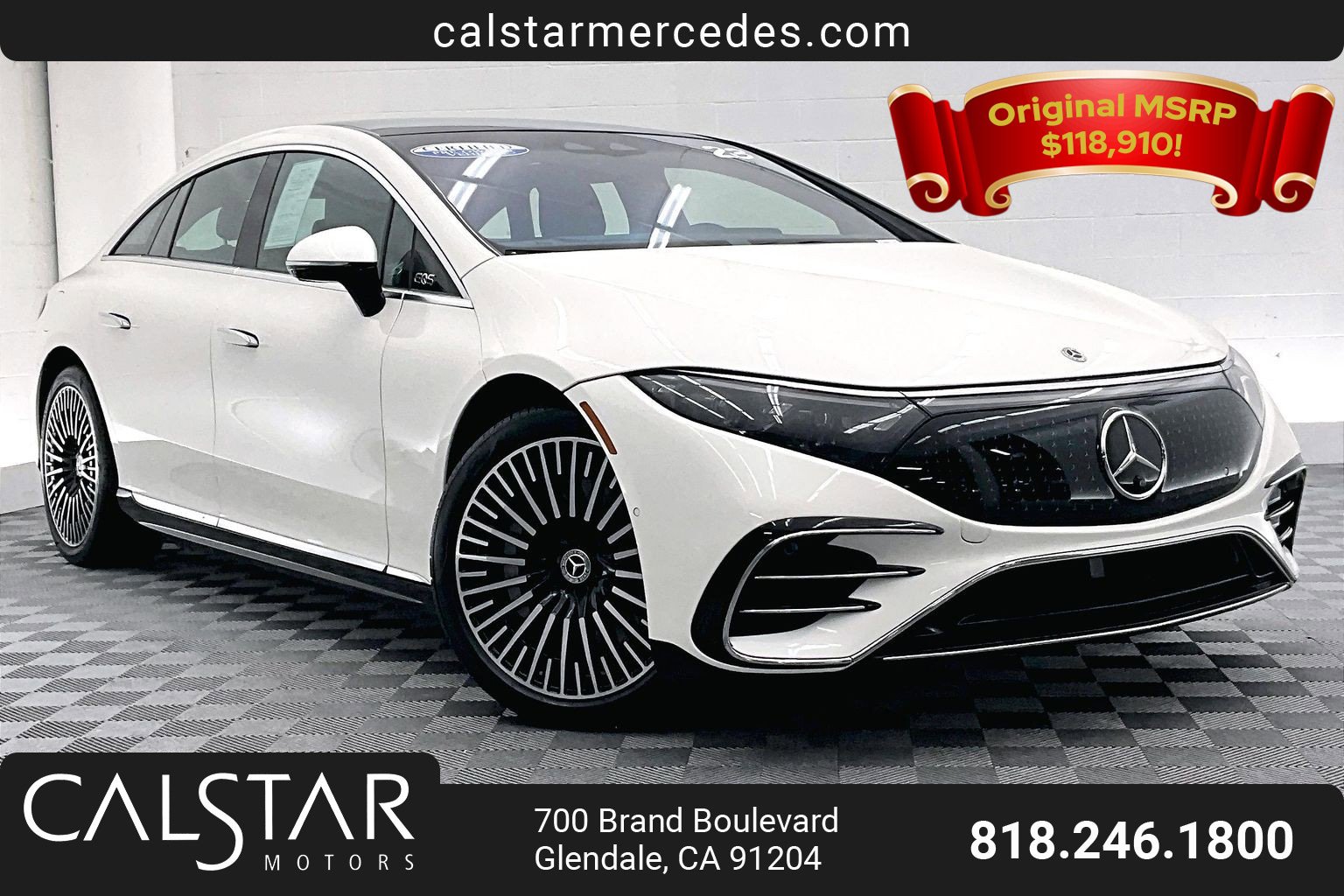 Certified 2023 Mercedes-Benz EQS 450+ 4MATIC Sedan image 1
