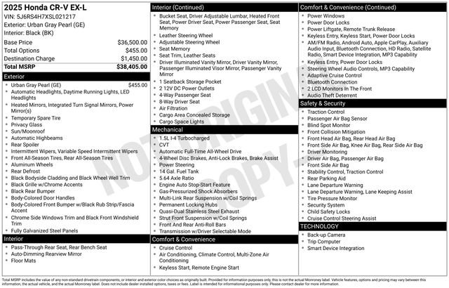 Used 2025 Honda CR-V EX-L image 4