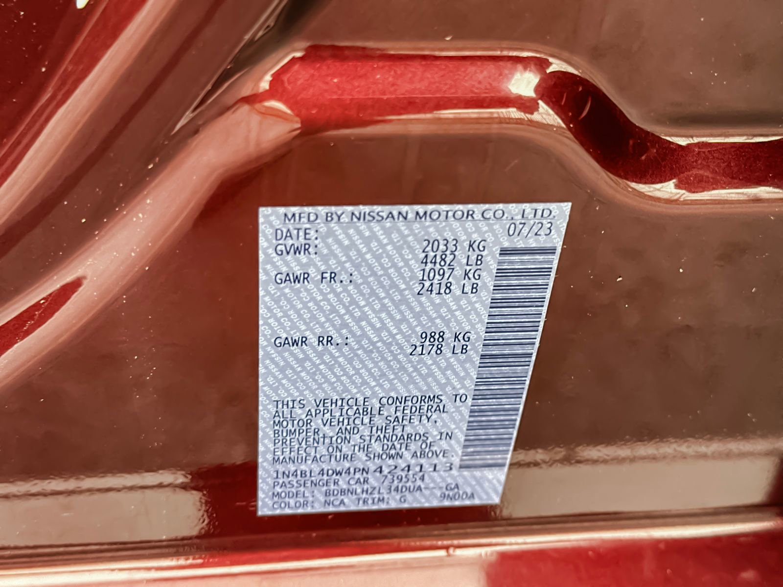 Used 2023 Nissan Altima 2.5 SV image 27