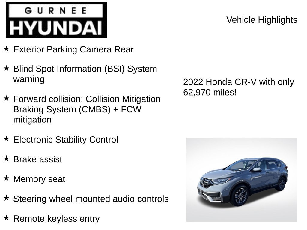 Used 2022 Honda CR-V EX-L image 7