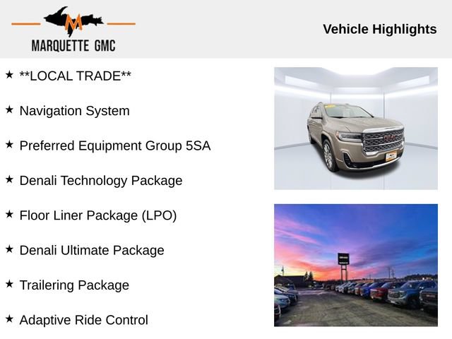 Used 2023 GMC Acadia Denali w/ Denali Ultimate Package AWD/4WD image 10