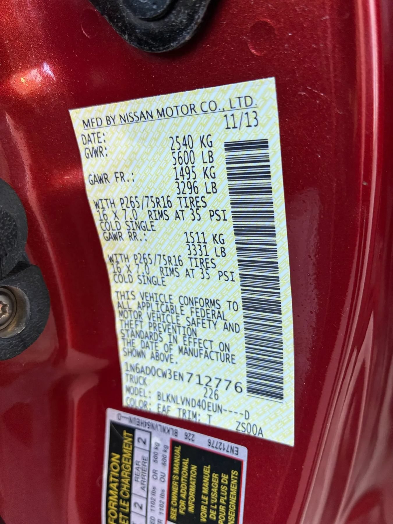 Used 2014 Nissan Frontier PRO-4X AWD/4WD image 25