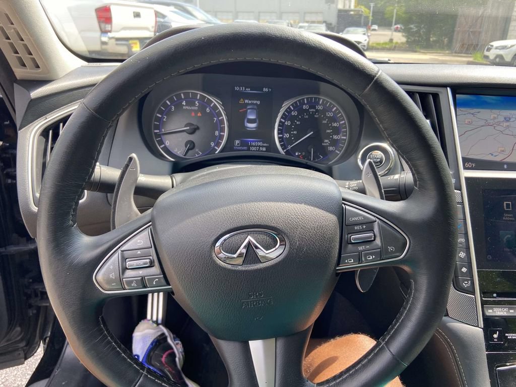 Used 2017 INFINITI Q50 Red Sport 400 RWD image 36