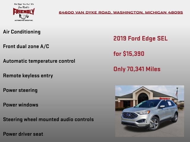 Used 2019 Ford Edge SEL w/ Equipment Group 201A AWD/4WD image 15