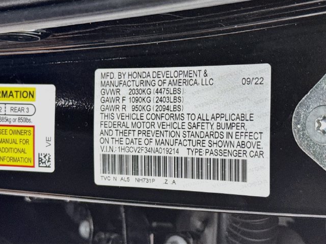 Used 2022 Honda Accord Sport image 37