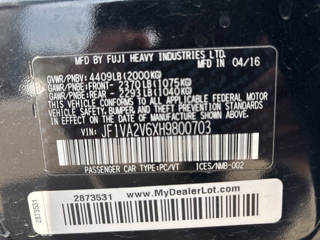 Used 2017 Subaru WRX STI w/ Popular Package #1 image 37